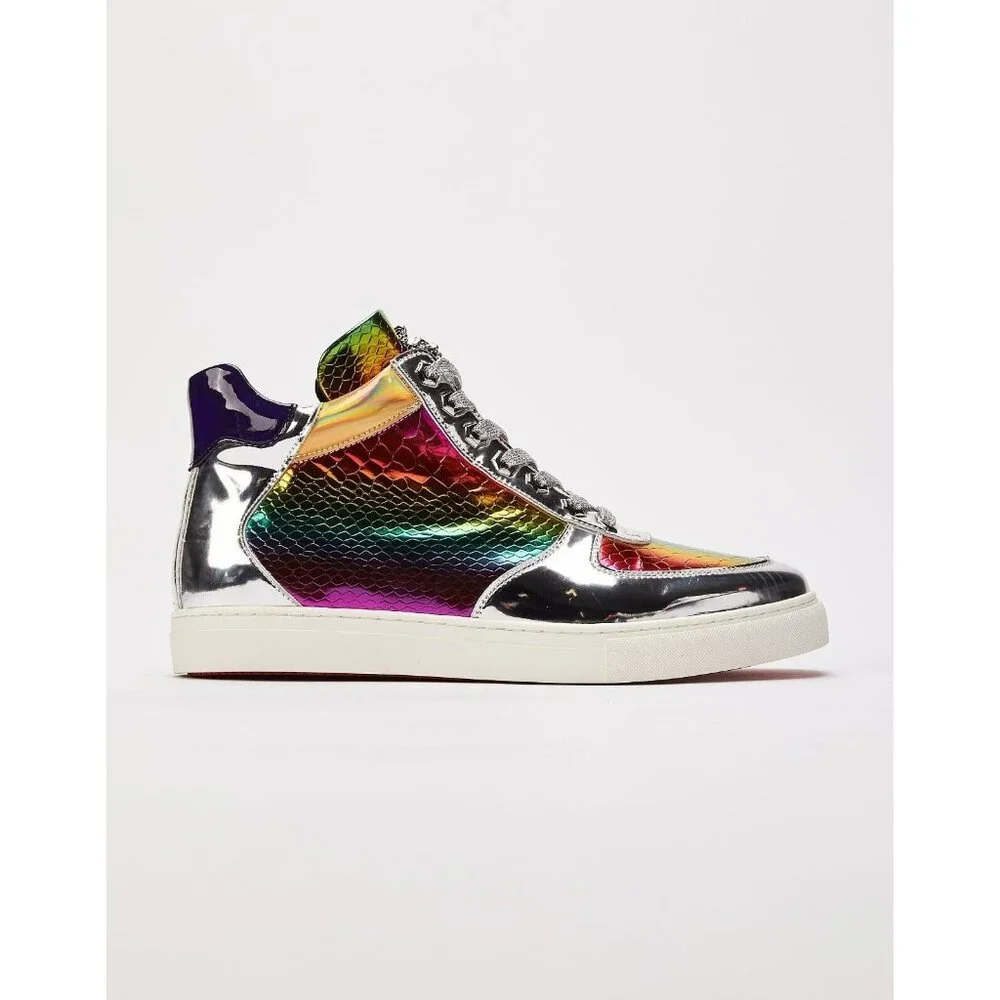 Aurelio‎ Garcia Encore Snake Hi Top Sneakers in US Size 9 New in Factory Box